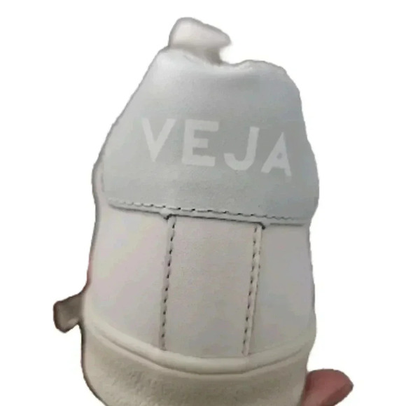 Veja Womens Esplar Sneaker Extra White & Menthol Sustainable Minimalist Shoe 6 - Picture 13 of 16